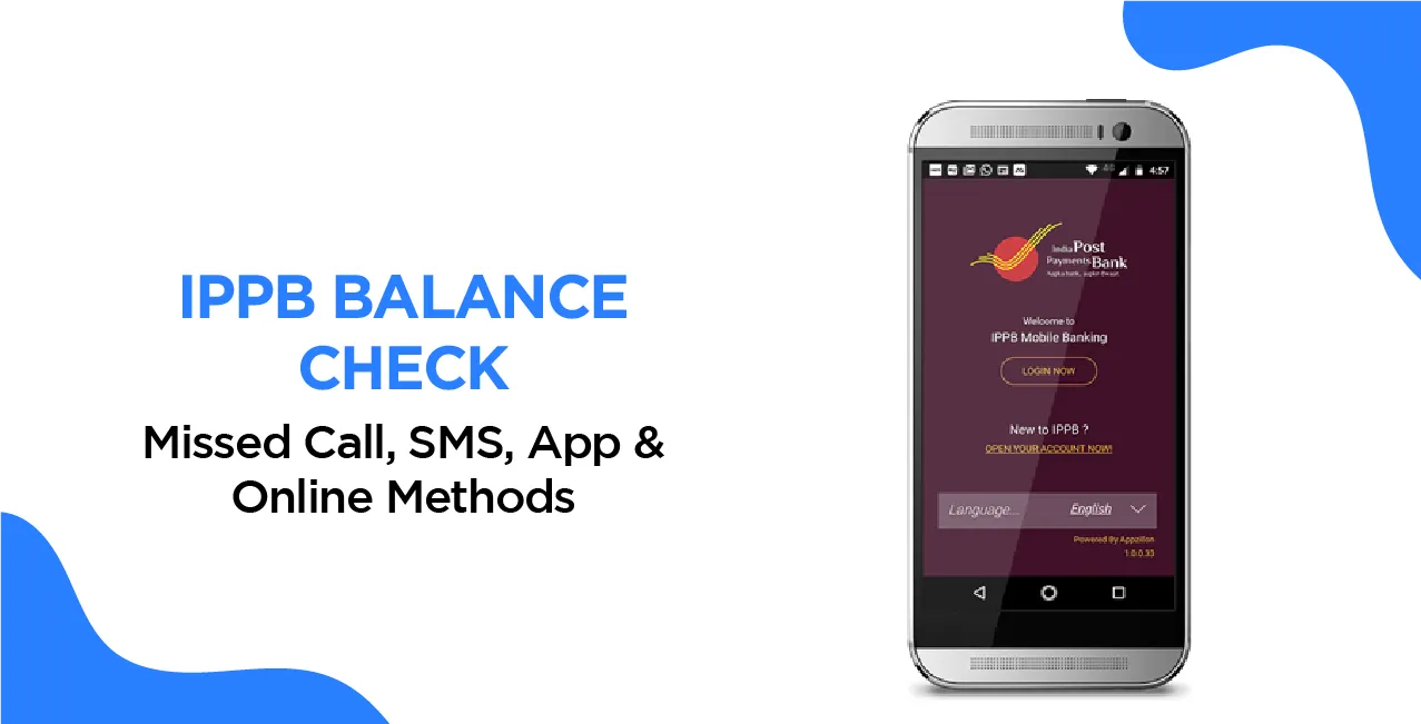 IPPB Balance Check – Missed Call, SMS, App & Online Methods