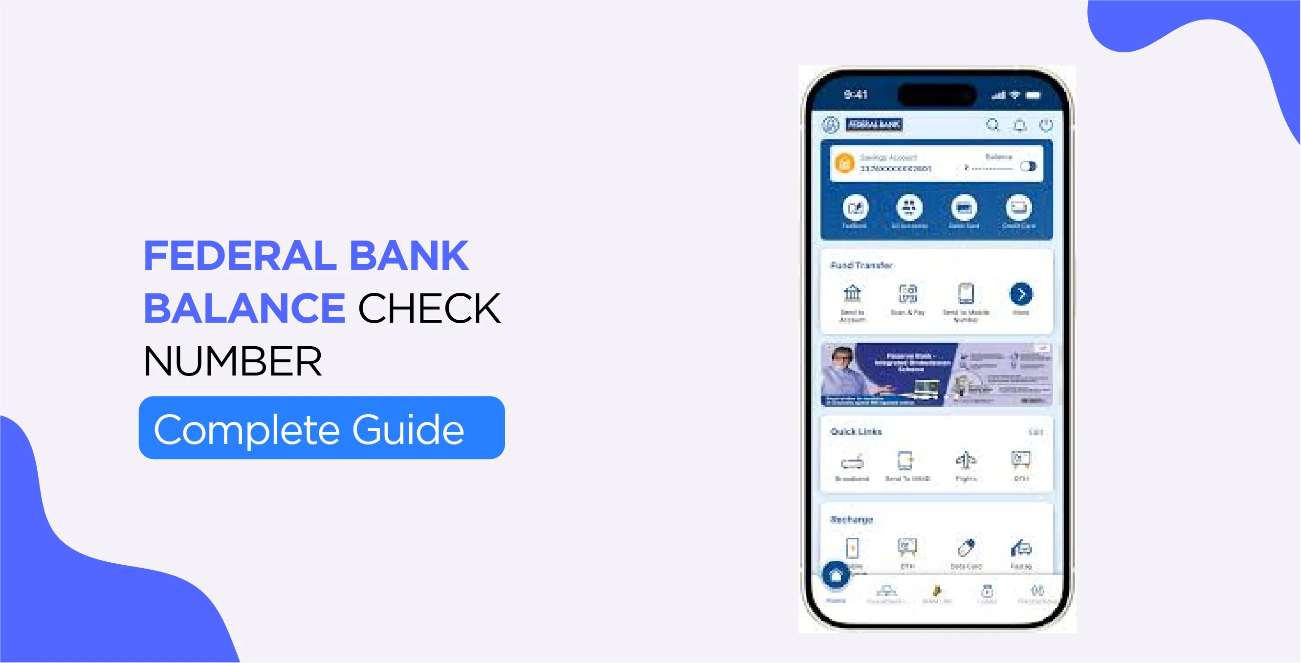 Federal Bank Balance Check Number – Complete Guide