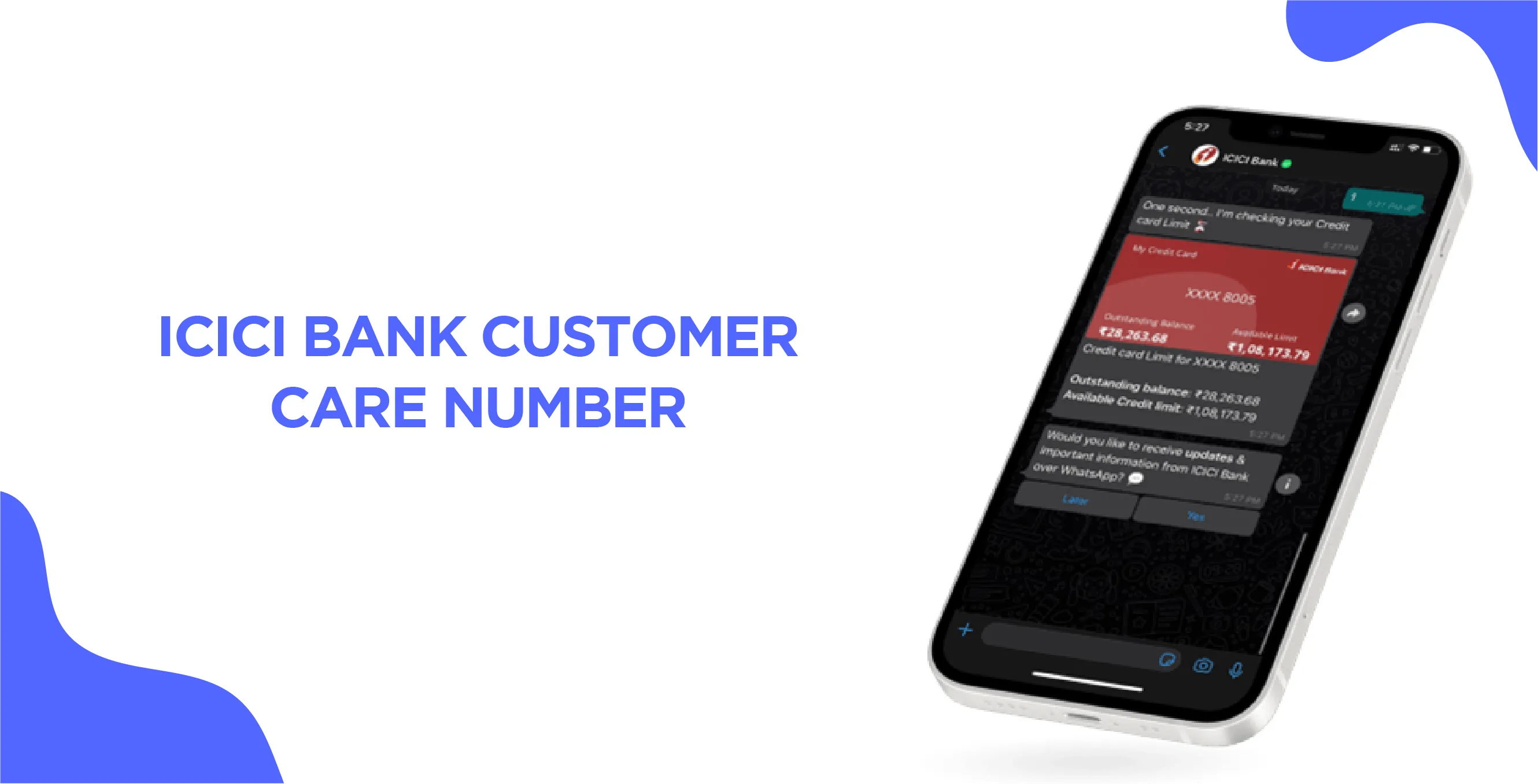 ICICI Bank Customer Care Number