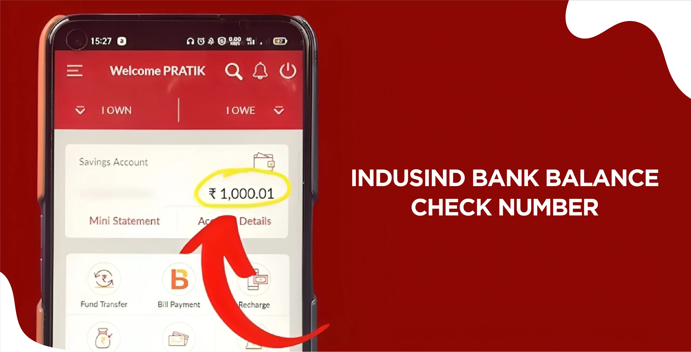IndusInd Bank Balance Check Number – Quick Balance Enquiry Methods