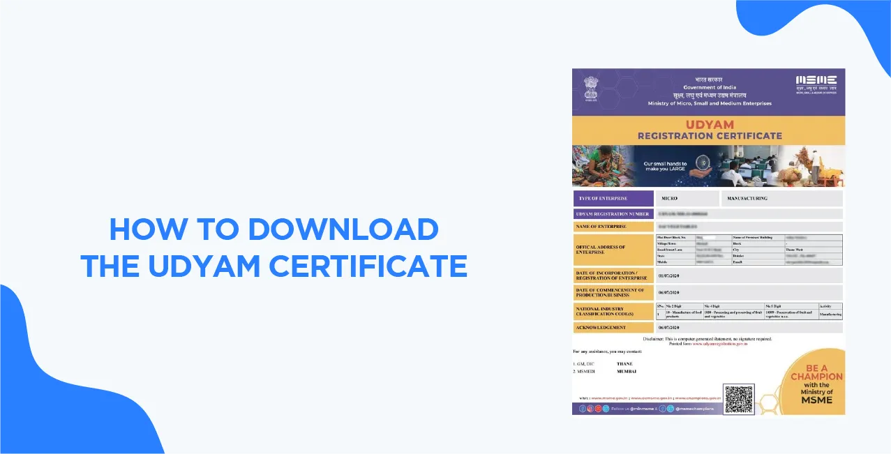 How to Download the Udyam Certificate – Complete Online Process