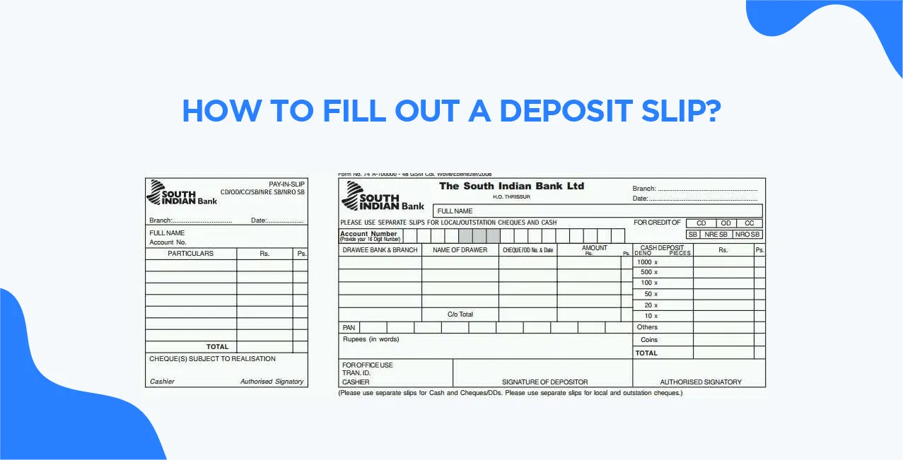How to Fill Out a Deposit Slip – Complete Guide