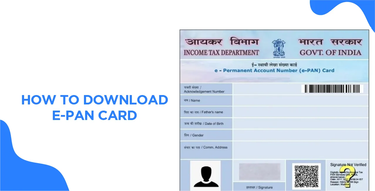 How to Download e-PAN Card – Quick Online Process