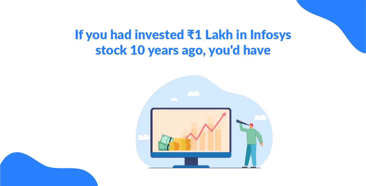 If you had invested ₹1 Lakh in Infosys stock 10 years ago, you'd have...