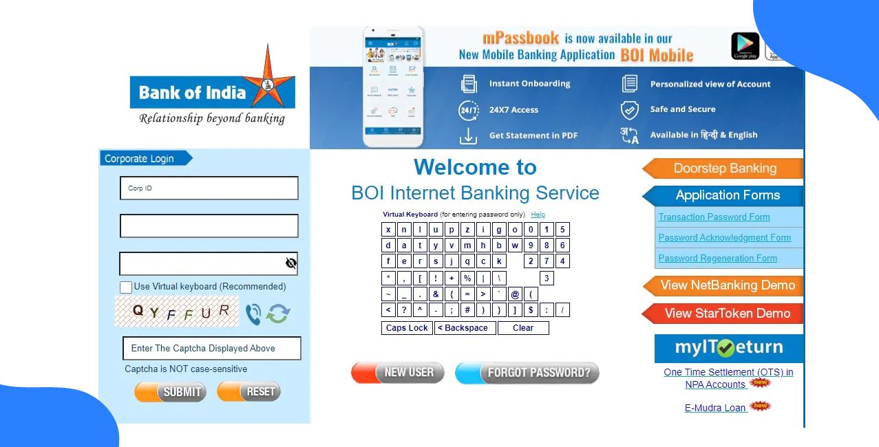 Bank of India Corporate Net Banking: Complete Guide on Features & Login
