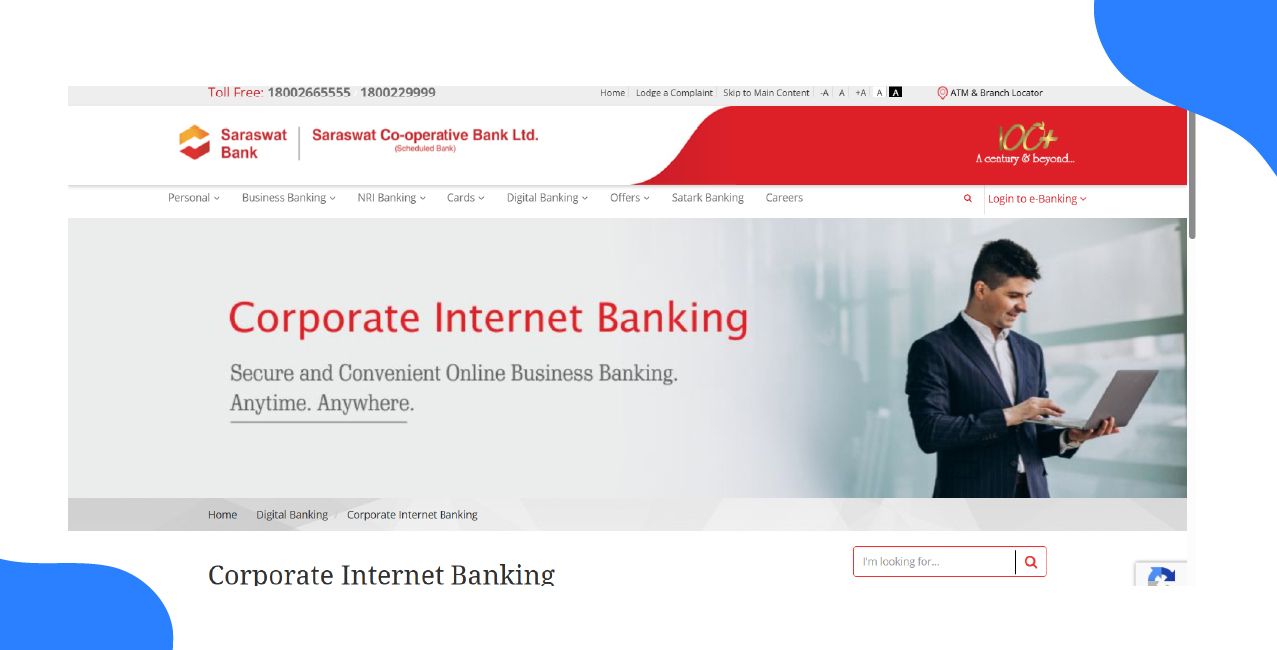 Saraswat Bank Corporate Net Banking: Login, Features & Services