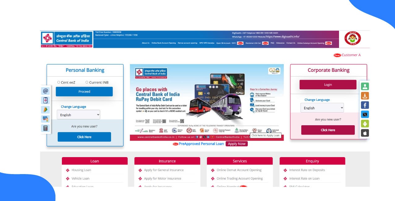 Central Bank of India Corporate Net Banking​: Step-by-Step Activation Guide