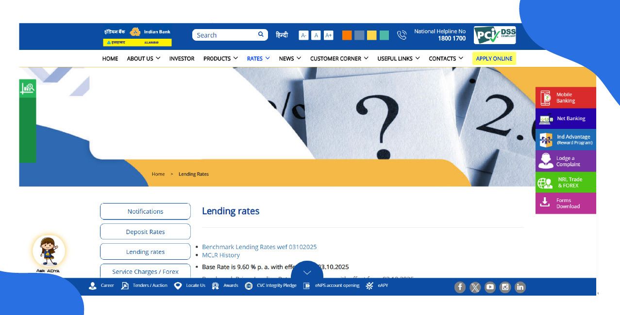 Indian Bank Personal Loan Interest Rate – Updated Rate Guide