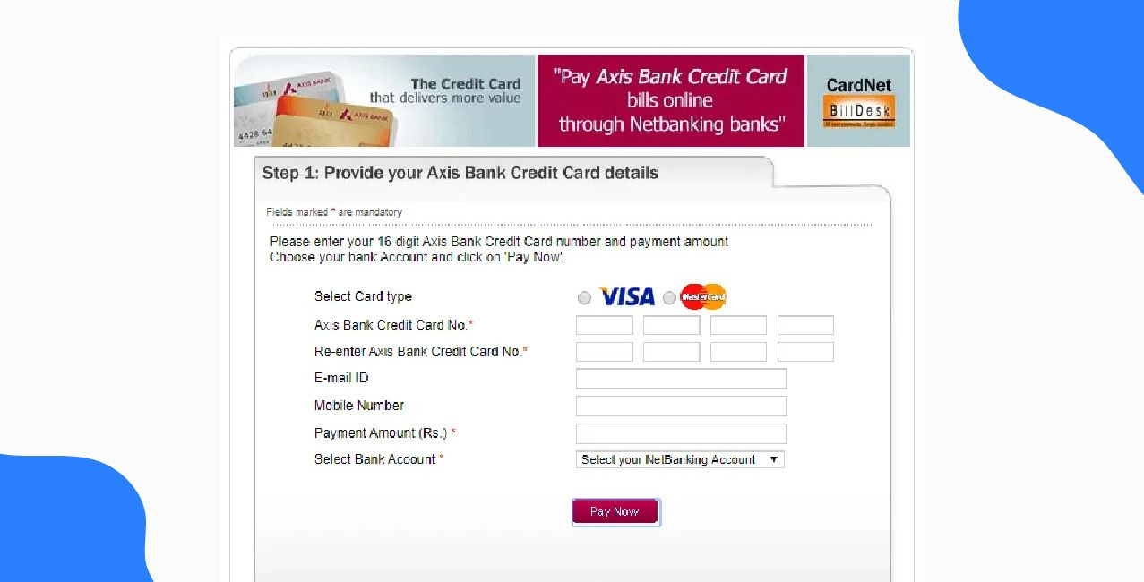 Axis Bank Credit Card Bill Payment – Online, Offline Methods & Guide