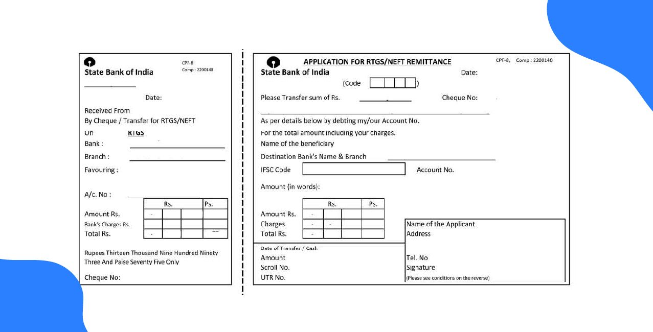 SBI RTGS Form | Download & Updated Guide