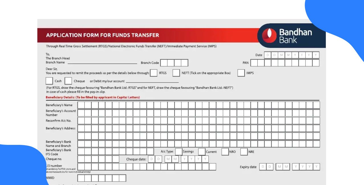 IDFC First Bank RTGS Form | Download, How to Fill & Charges