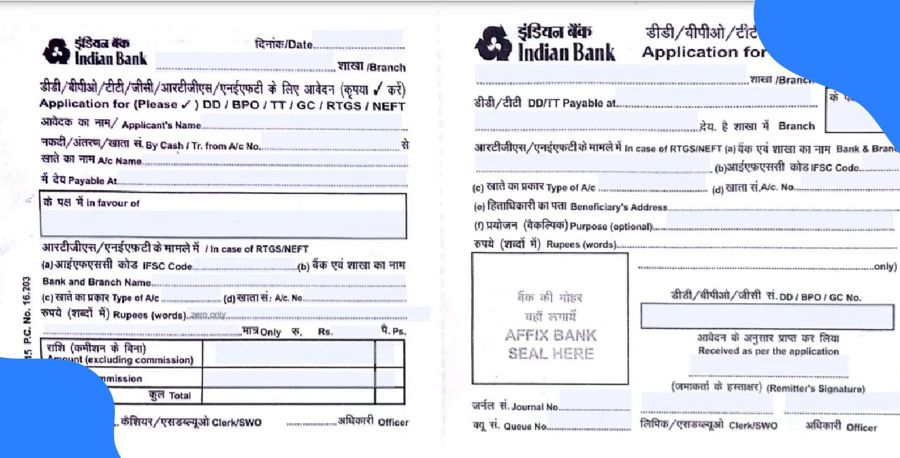 Indian Bank RTGS Form: Complete Guide to Fill & Submit