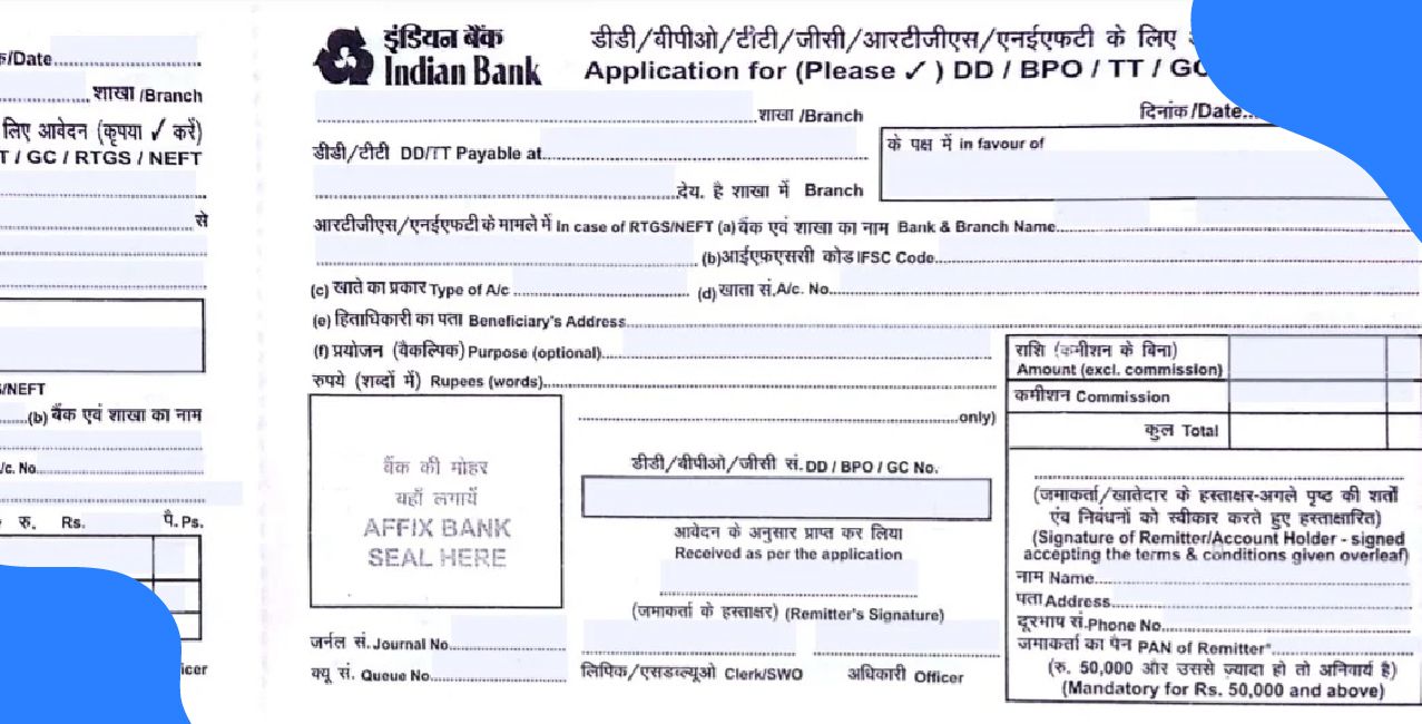 Indian Bank NEFT Form – Complete Guide & How to Fill