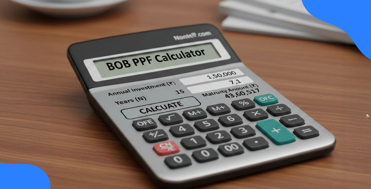 BOB PPF Calculator – PPF Interest, Returns & Maturity Amount