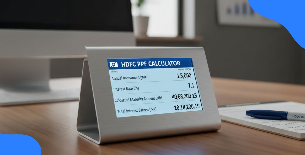 HDFC PPF Calculator – Complete Guide to Returns & Maturity Value