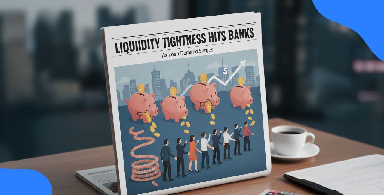 Liquidity Tightness Hits Banks As Loan Demand Rises
