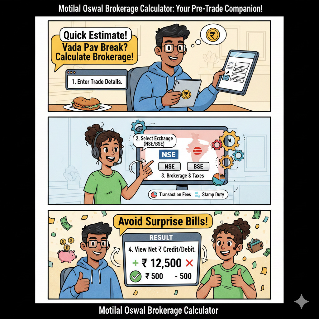 Motilal Oswal Brokerage Calculator