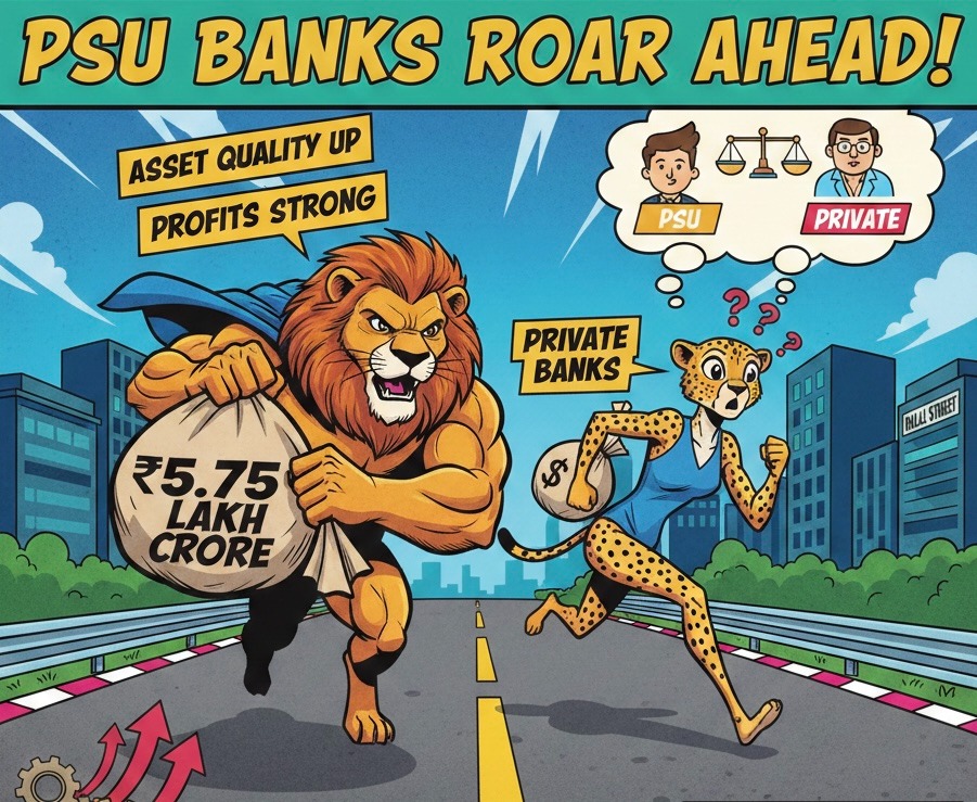 Market Cap Surge Puts PSU Banks Ahead Of Private Peers
