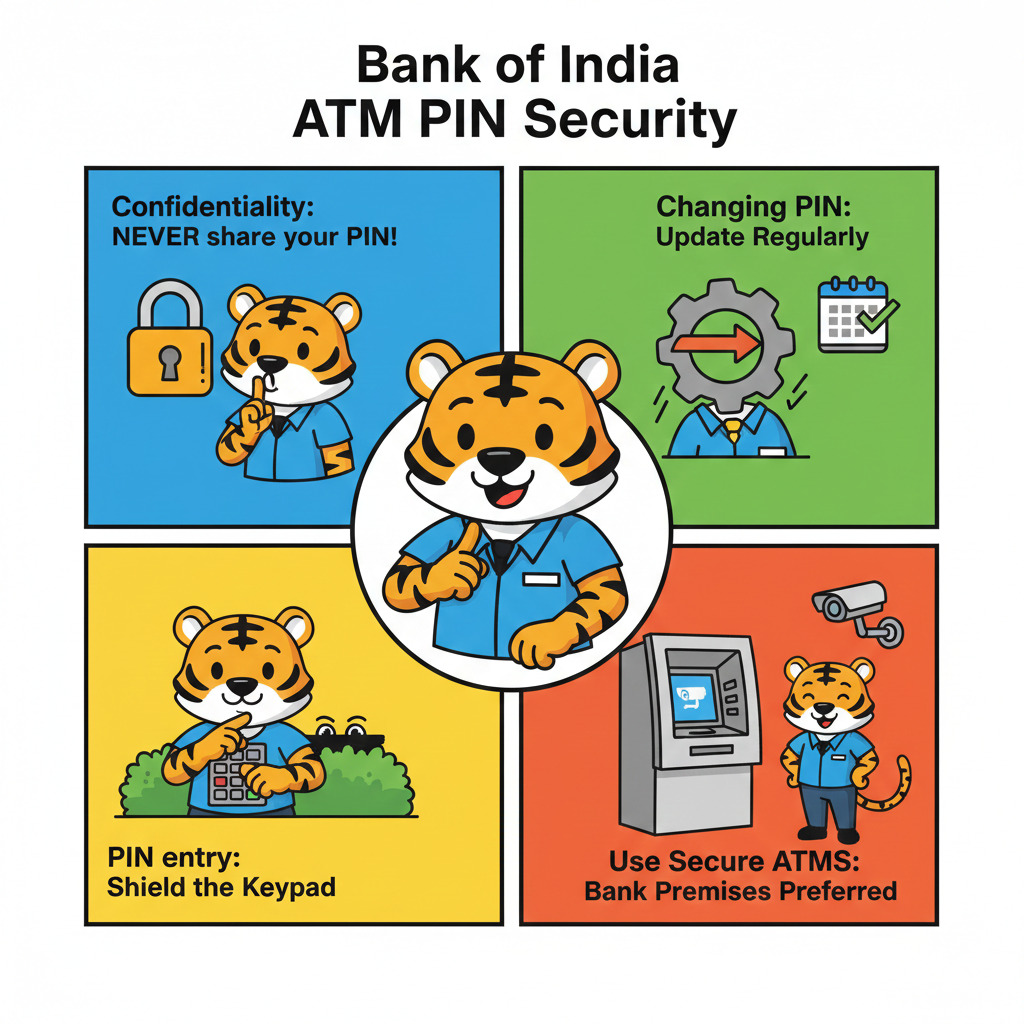 Methods to generate Bank of India ATM PIN