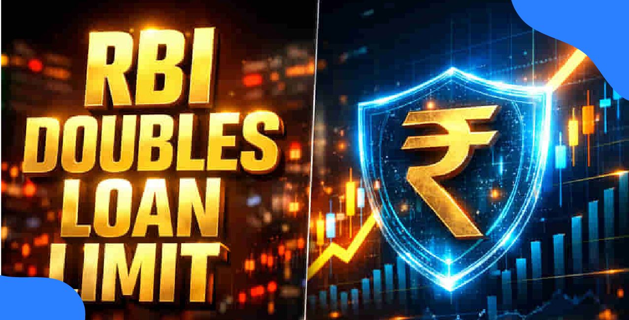RBI Doubles Collateral-Free Loan Limit to ₹20 Lakh