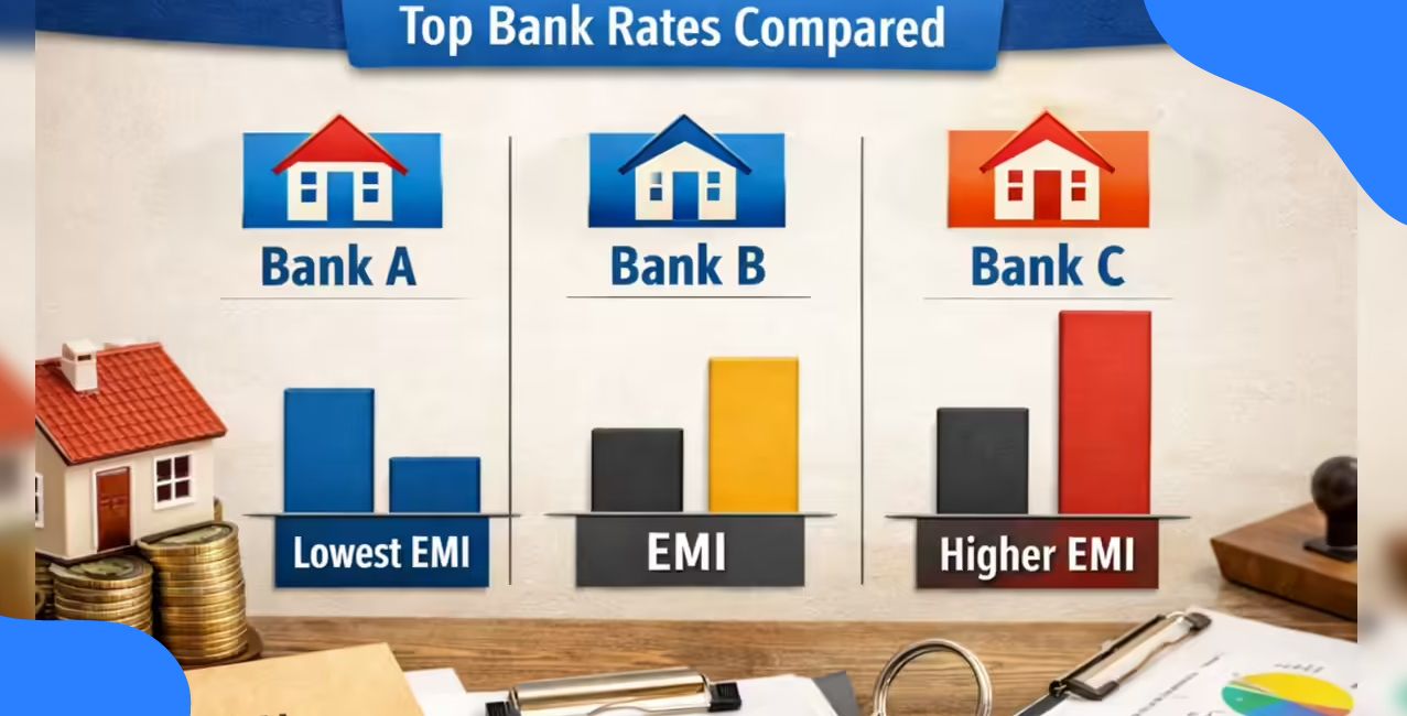 Lowest Home Loan Interest Rates Compared: SBI vs HDFC Bank vs ICICI Bank vs Canara Bank