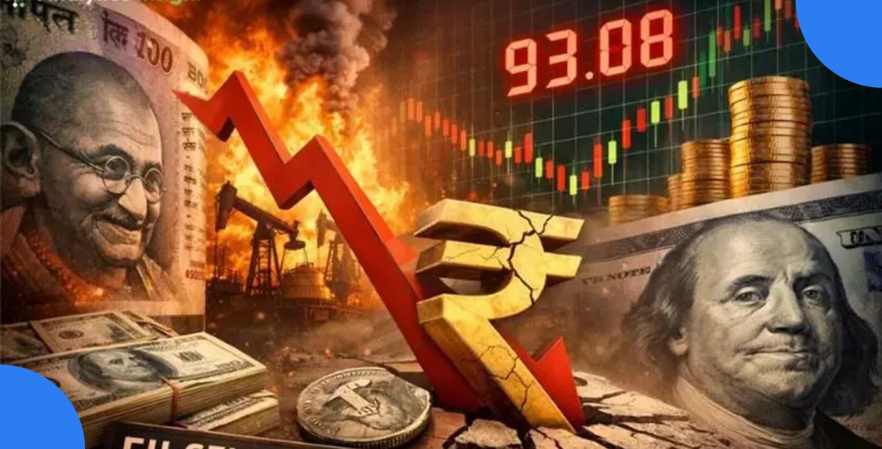 Rupee Shock At ₹95: Oil Surge Sends India’s Currency Into Fresh Trouble