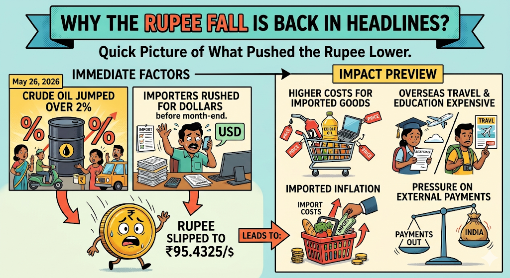 Why The Rupee Fall Is Back In Headlines?