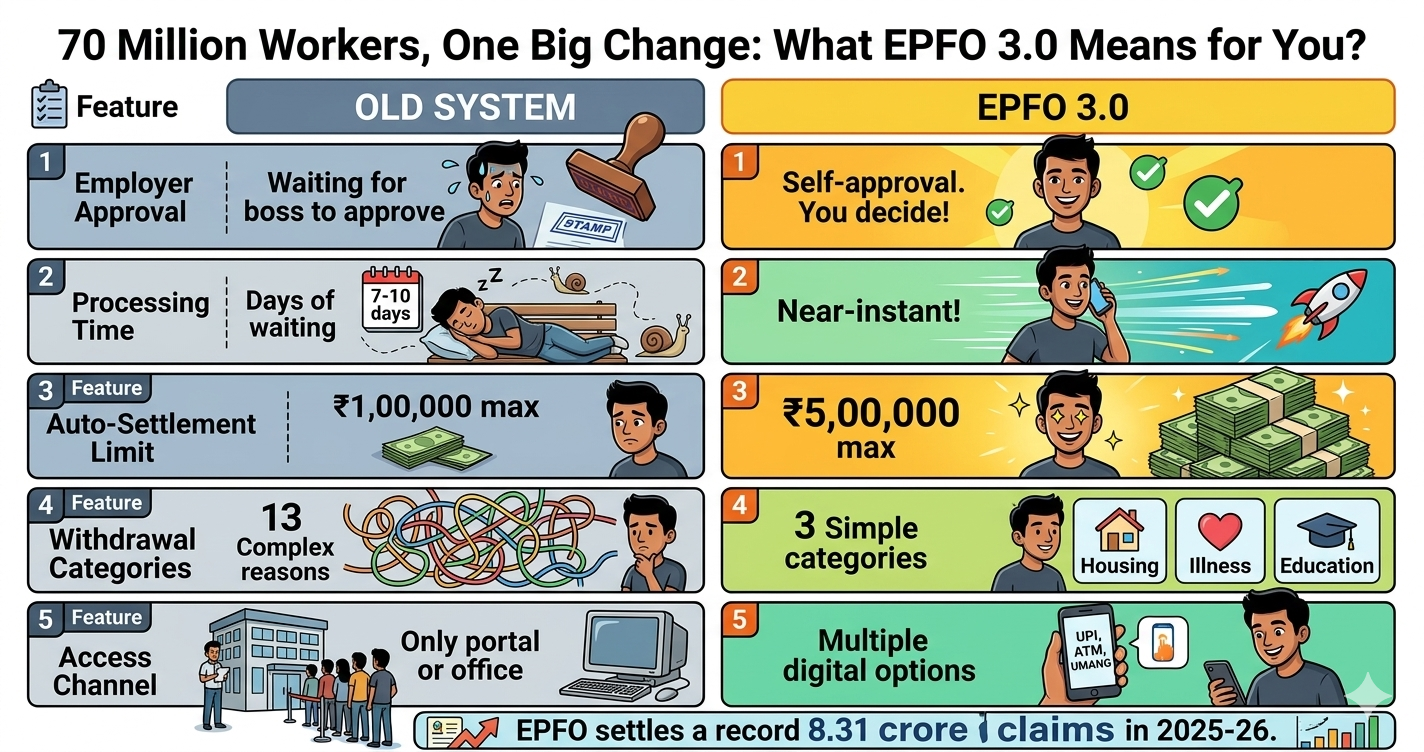 70 Million Workers, One Big Change: What EPFO 3.0 Means for You?