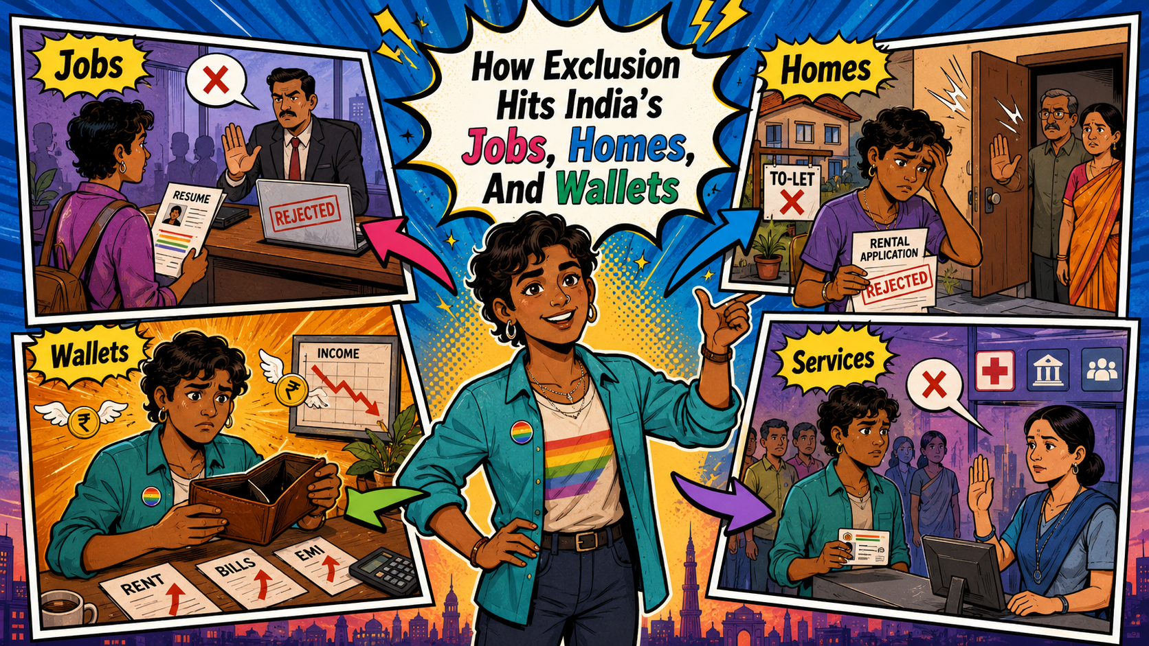How Exclusion Hits India’s Jobs, Homes, and Wallets