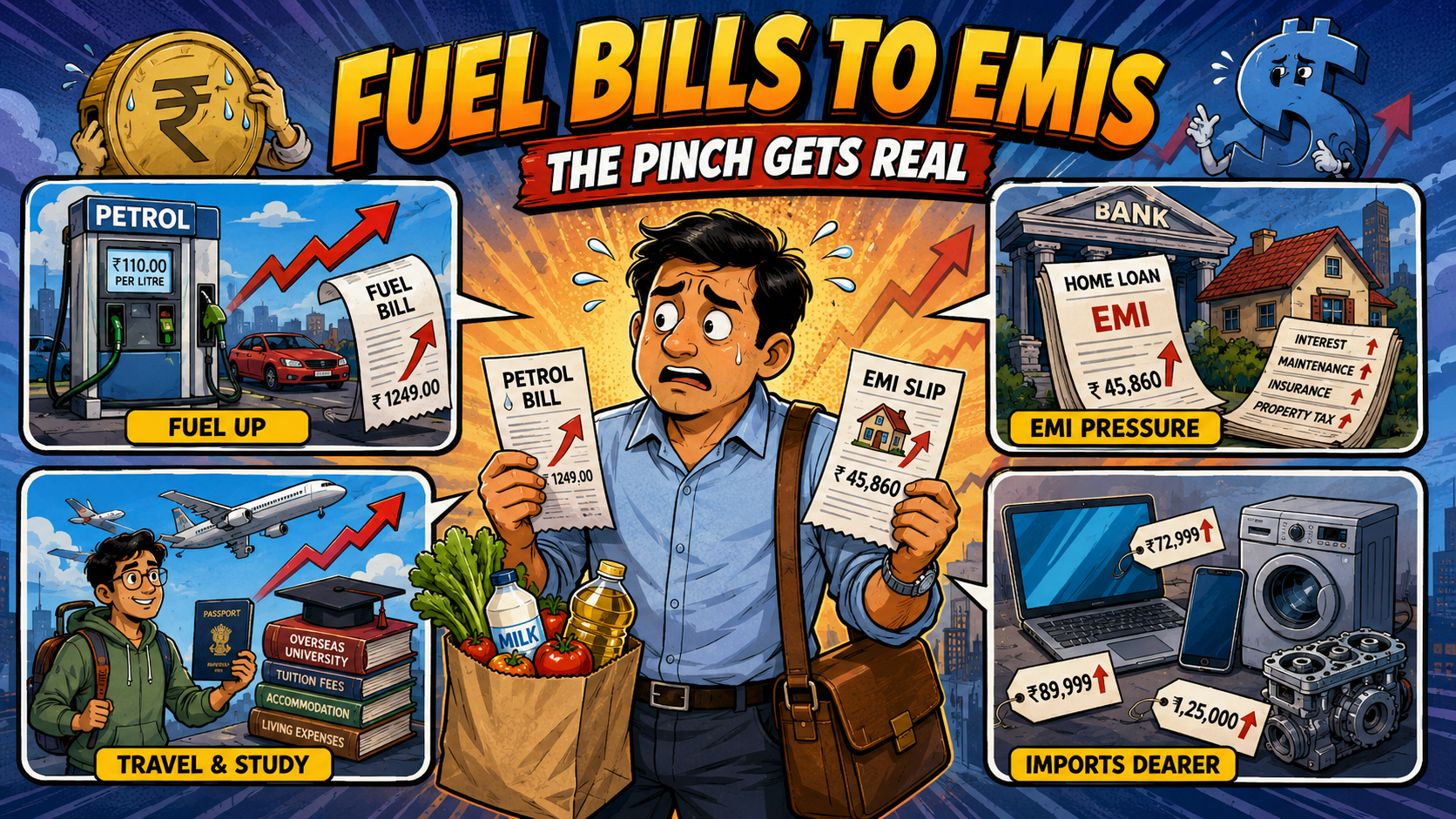 From Fuel Bills To EMIs, The Pinch Gets Real