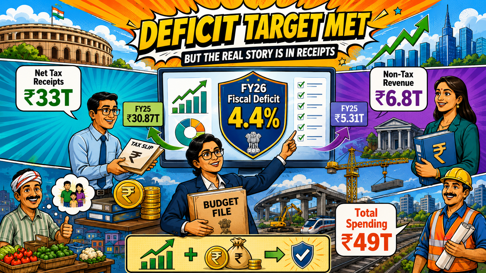 Deficit Target Met, But The Real Story Is In Receipts