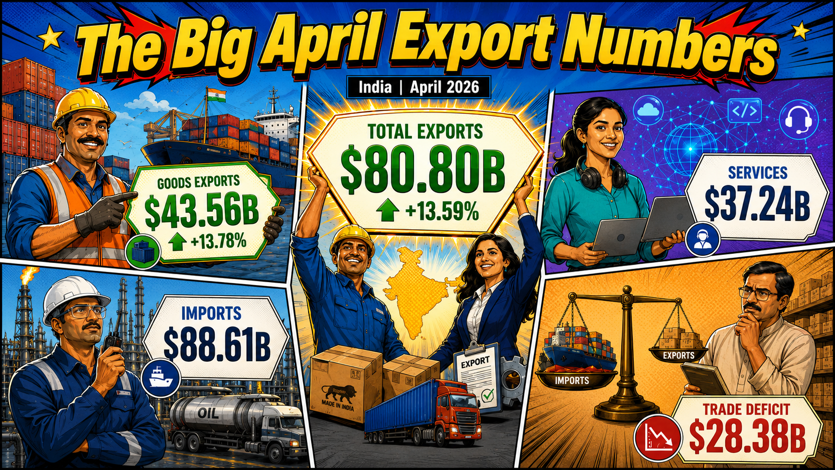 The Big April Export Numbers