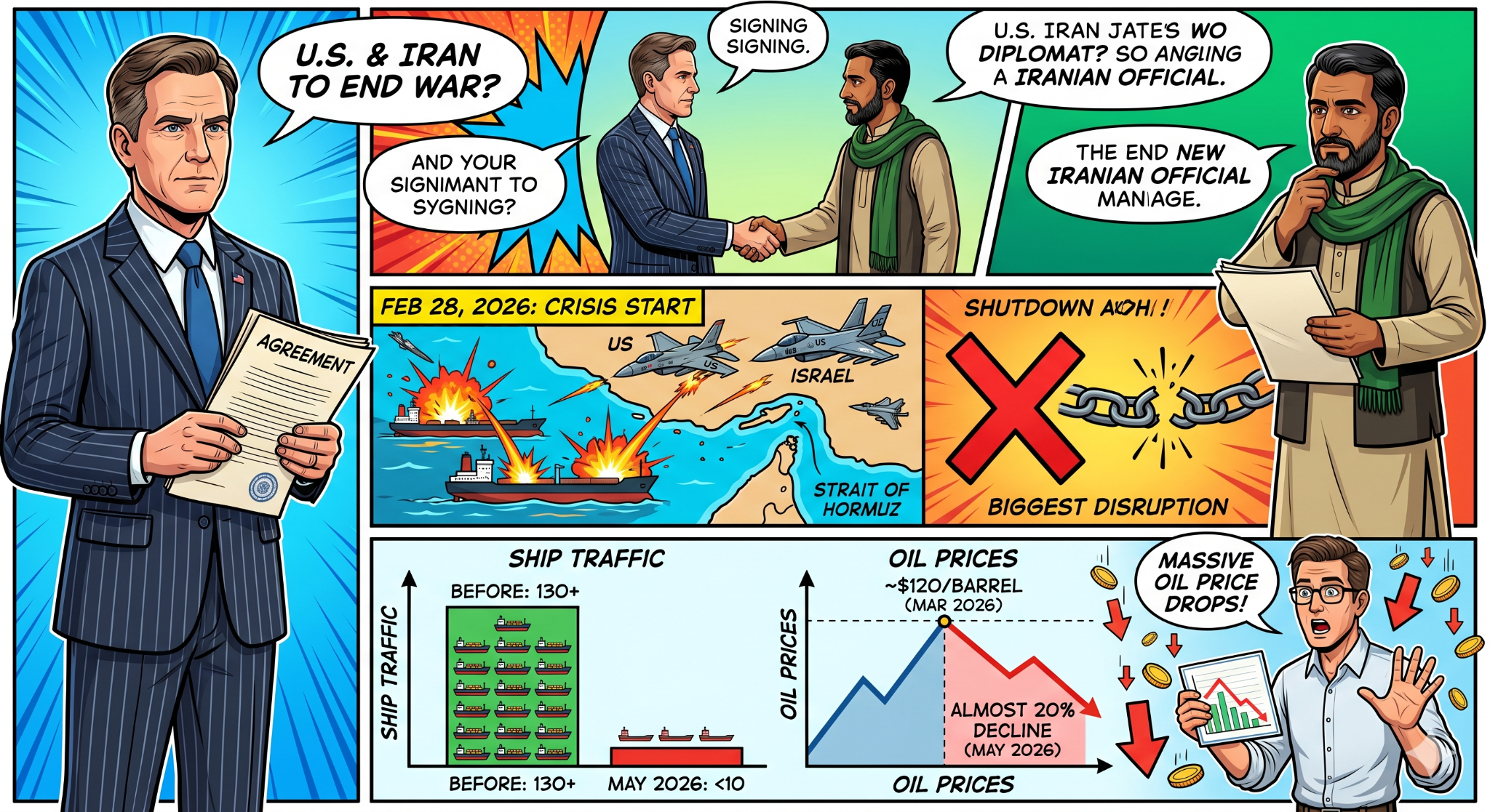 What is the Agreement Between the U.S. And Iran and Why Have There Been Massive Drops In Oil Prices?