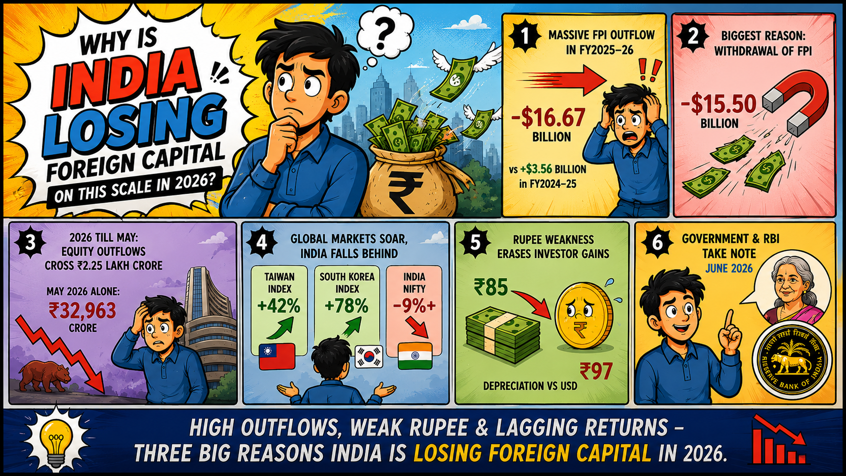 Why is India Losing Foreign Capital on This Scale in 2026?