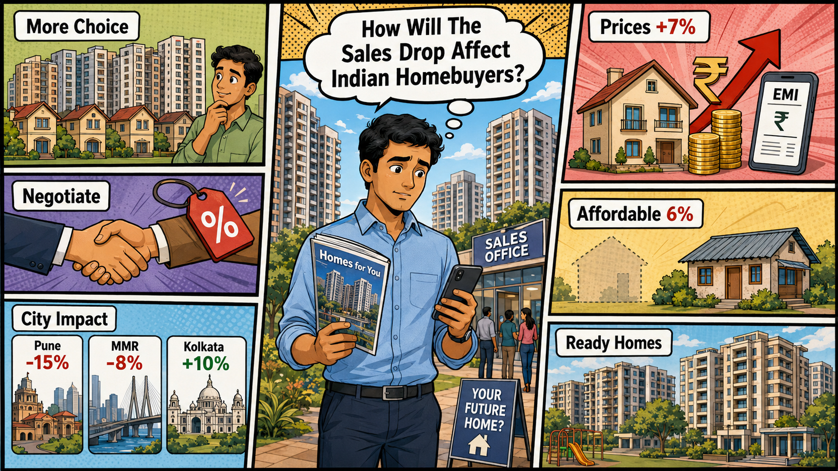 How Will The Sales Drop Affect Indian Homebuyers?