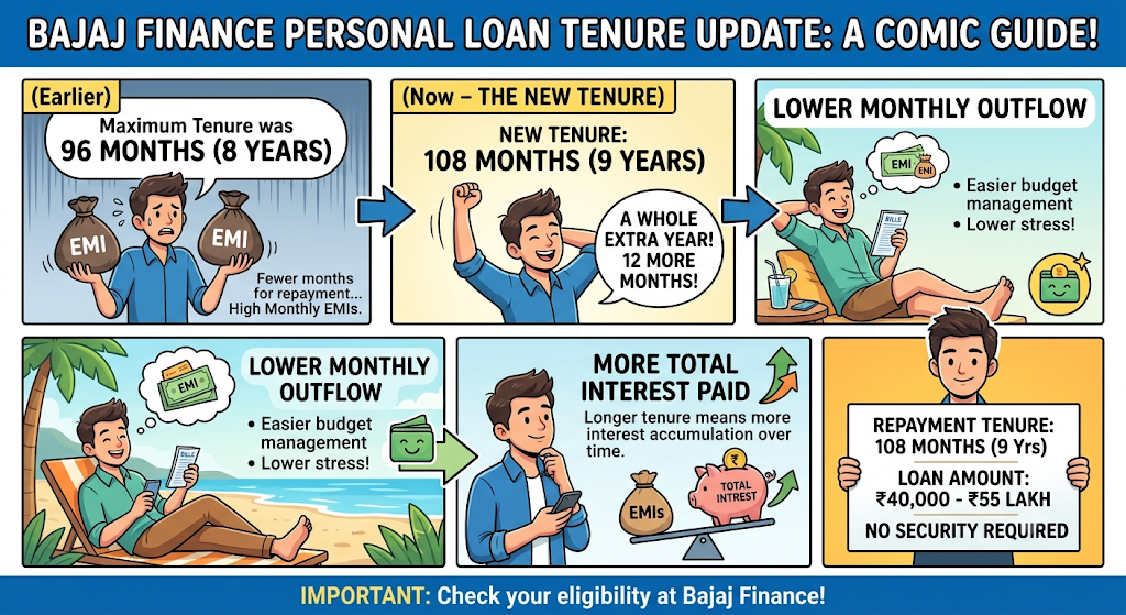 What Difference Does Bajaj Finance Make in Personal Loan Tenure?