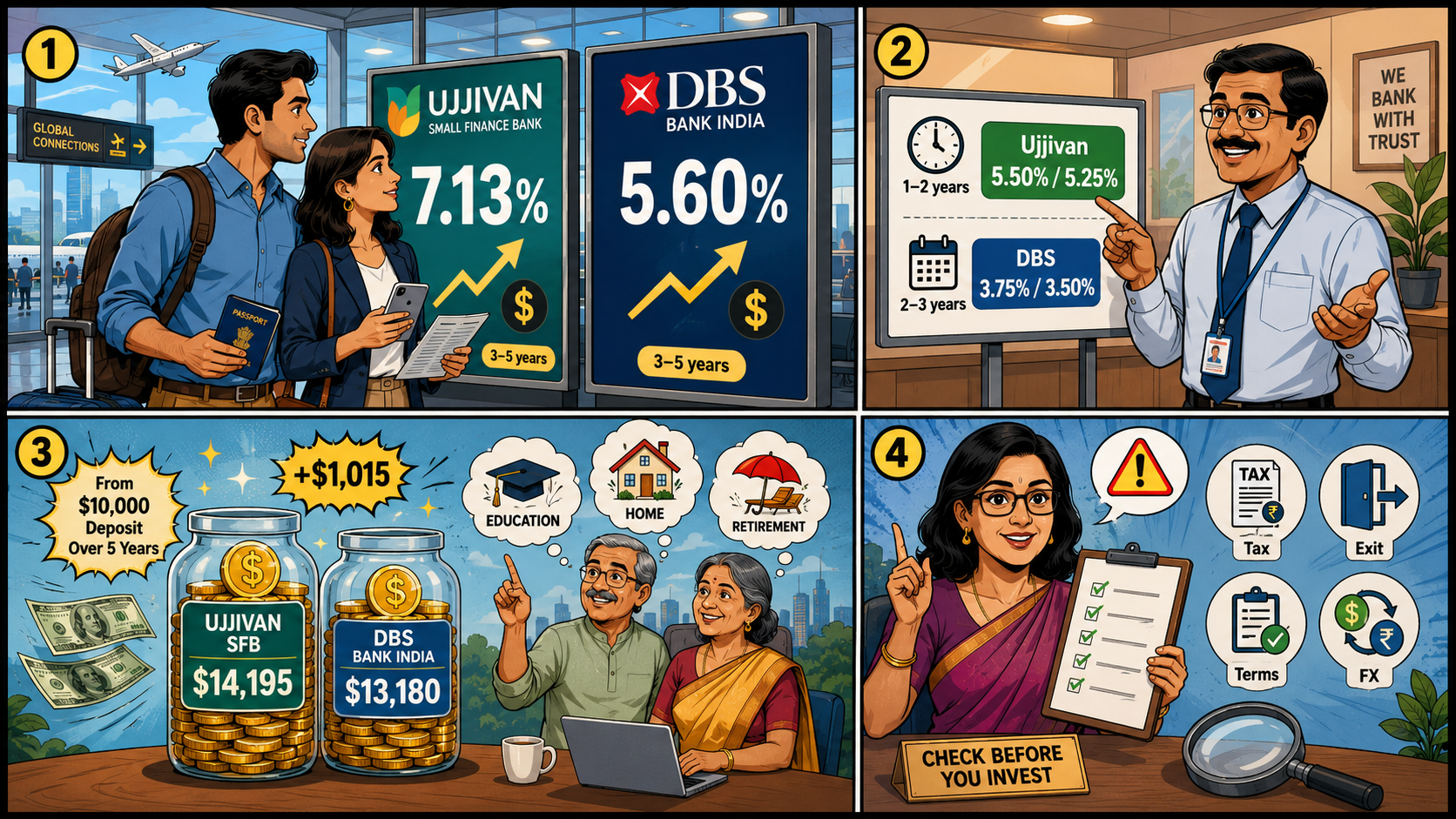 Revised FCNR Rates Offer NRIs