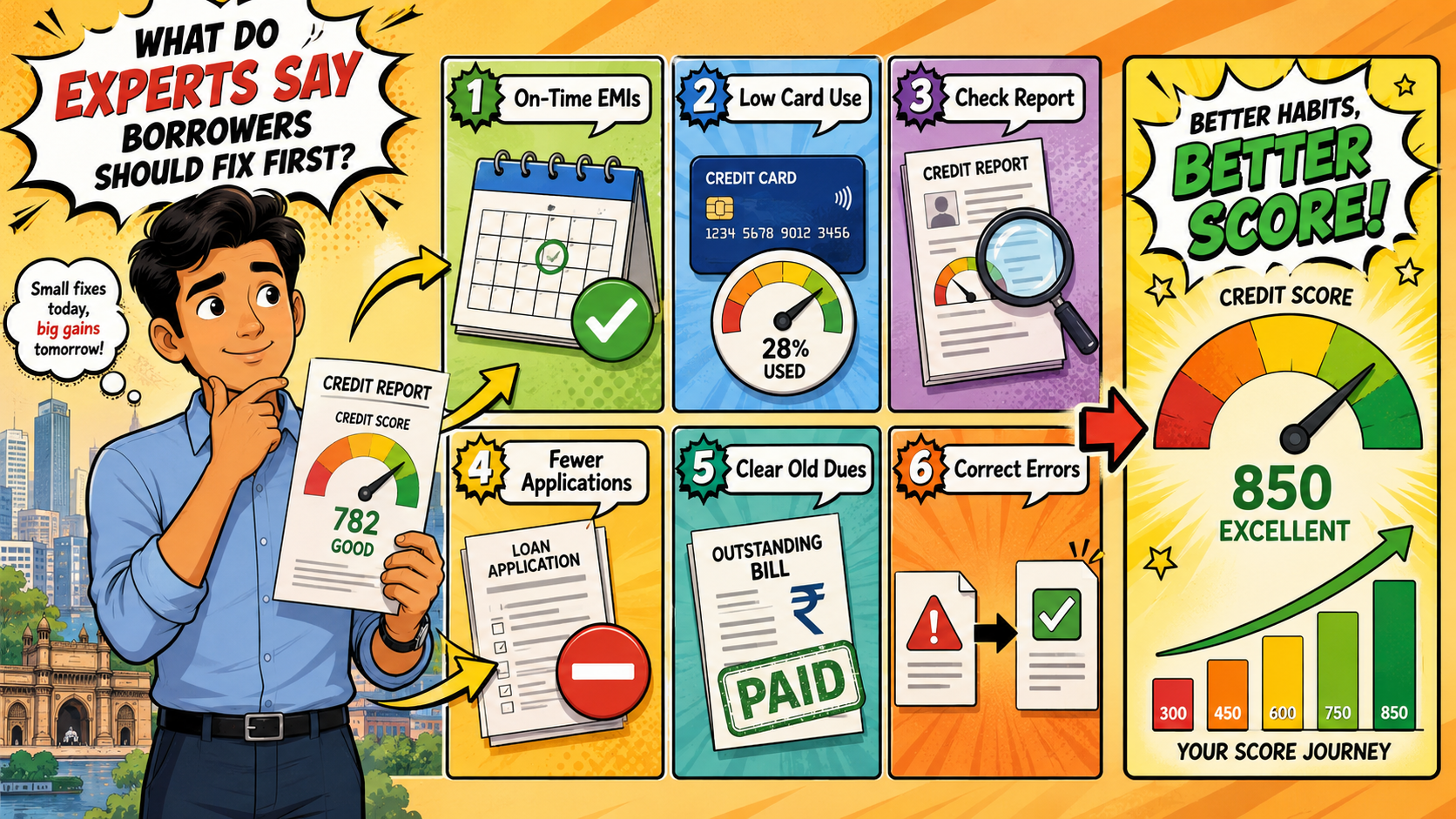 What Do Experts Say Borrowers Should Fix First?