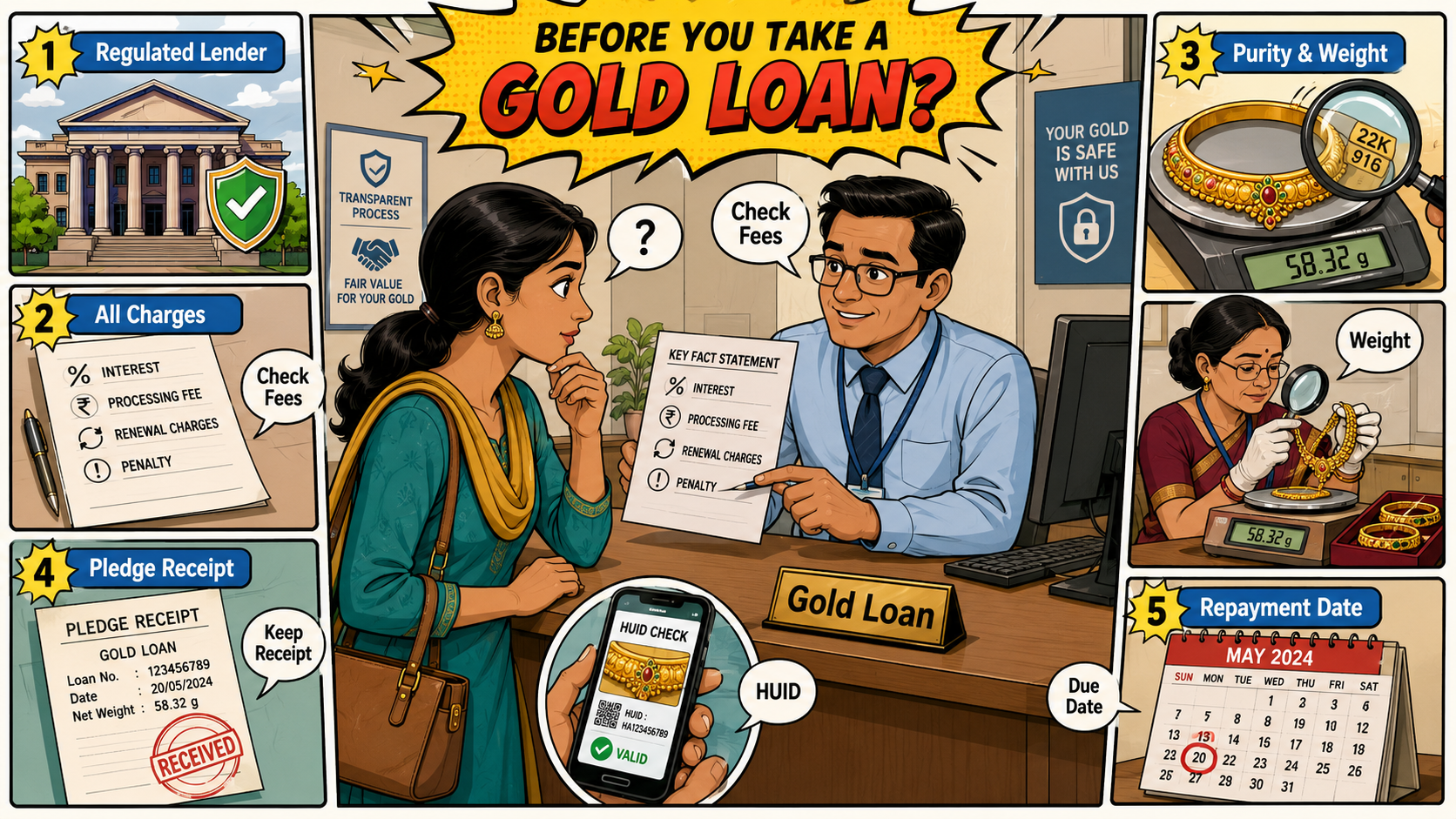 What Should The Borrower Check Before Taking The Loan?