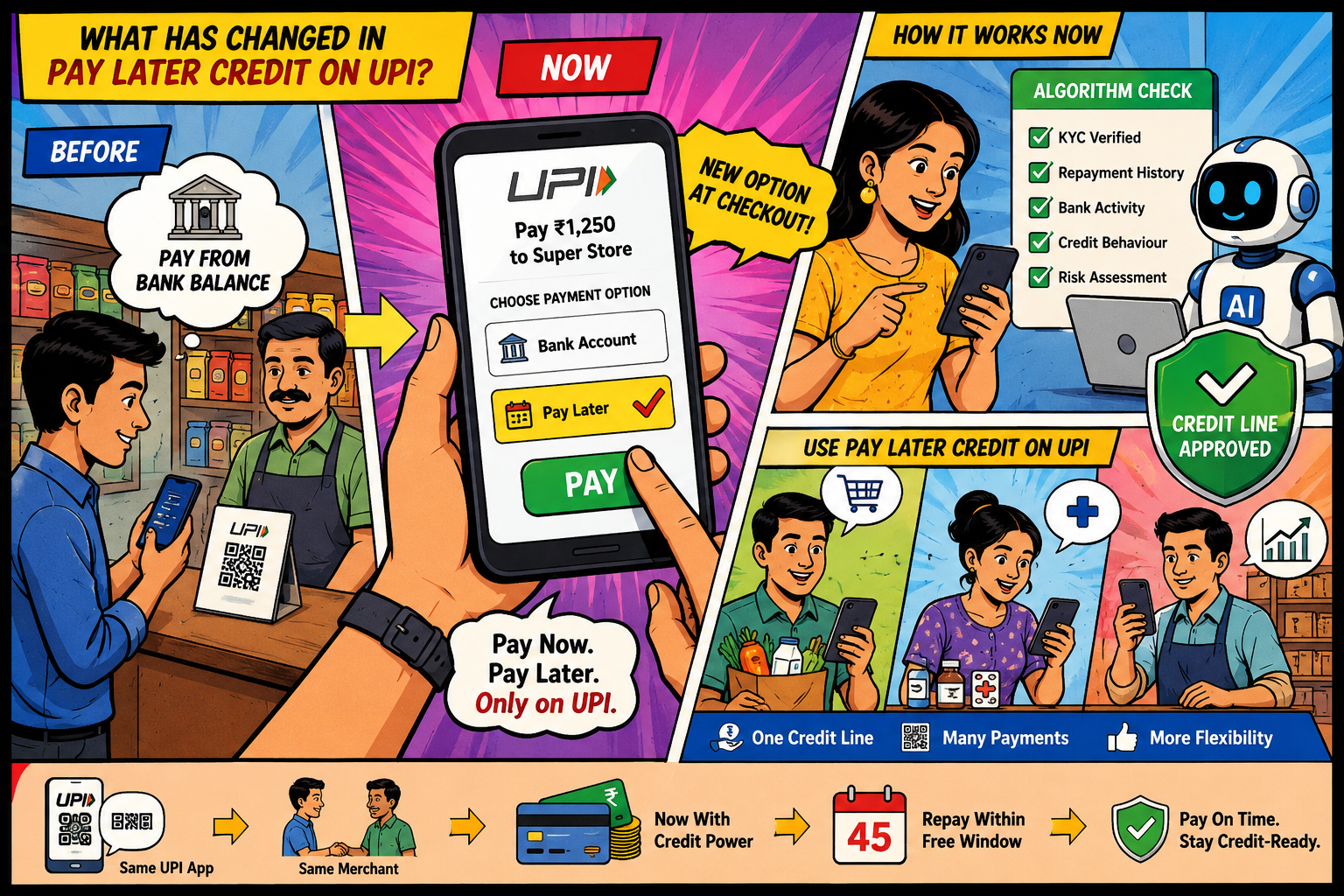What Has Changed In Pay Later Credit On UPI?
