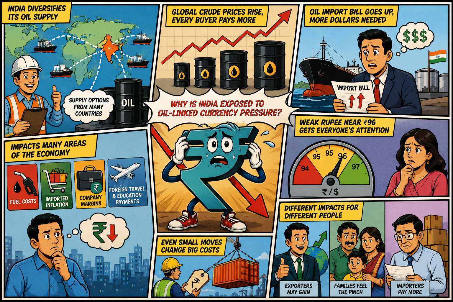 Why Is India Exposed To Oil-Linked Currency Pressure?
