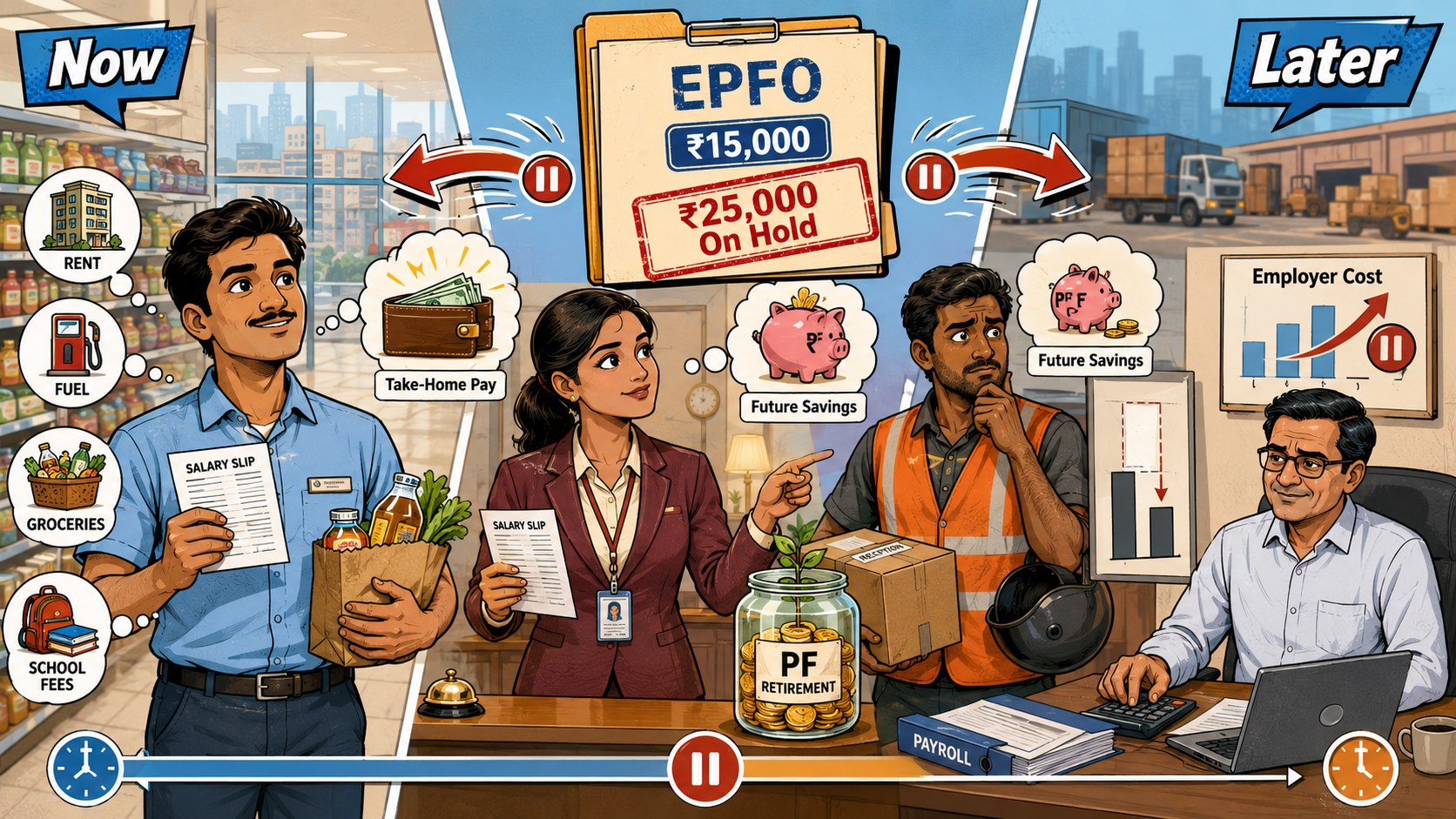 How The EPFO Wage Ceiling Delay Will Affect Millions Of Employees?