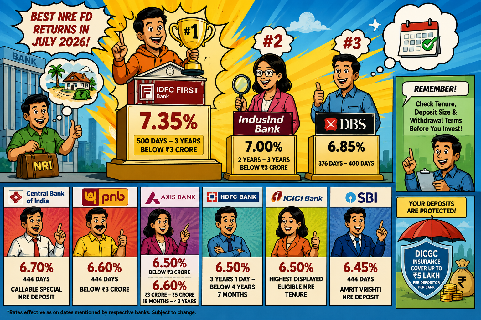 Which Bank Offers The Best NRE FD Return?