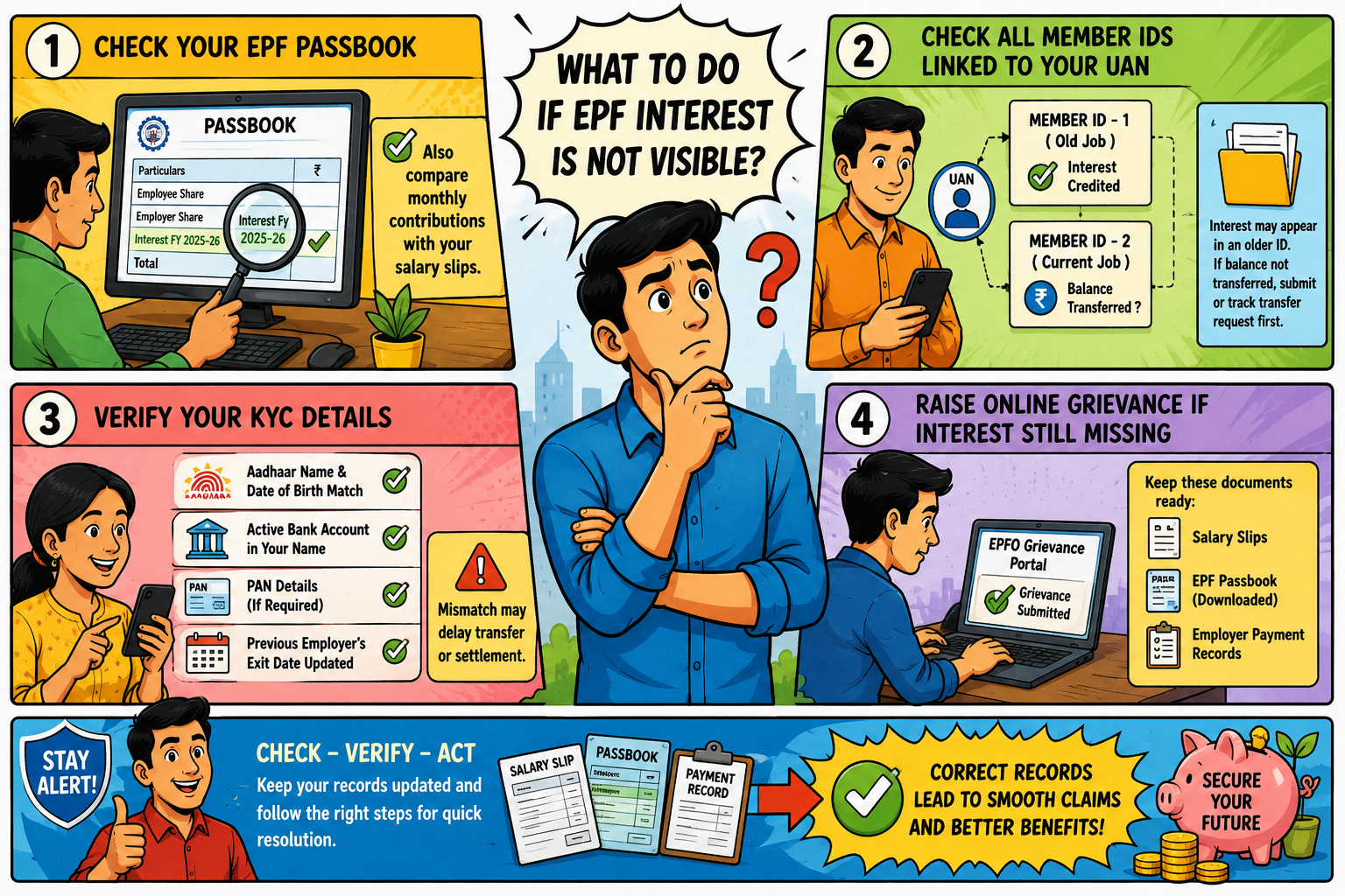 What Should Members Do If The Interest Is Not Visible?