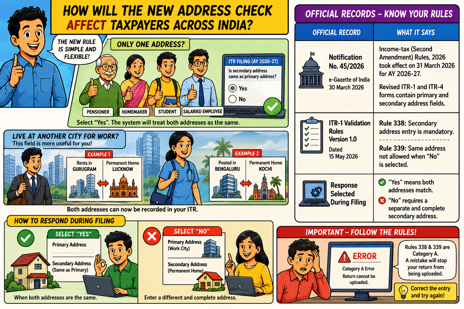 How Will The New Address Check Affect Taxpayers Across India?