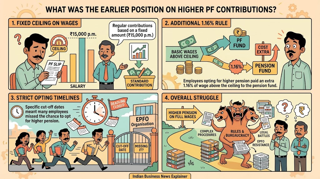 What Was The Earlier Position On Higher PF Contributions?