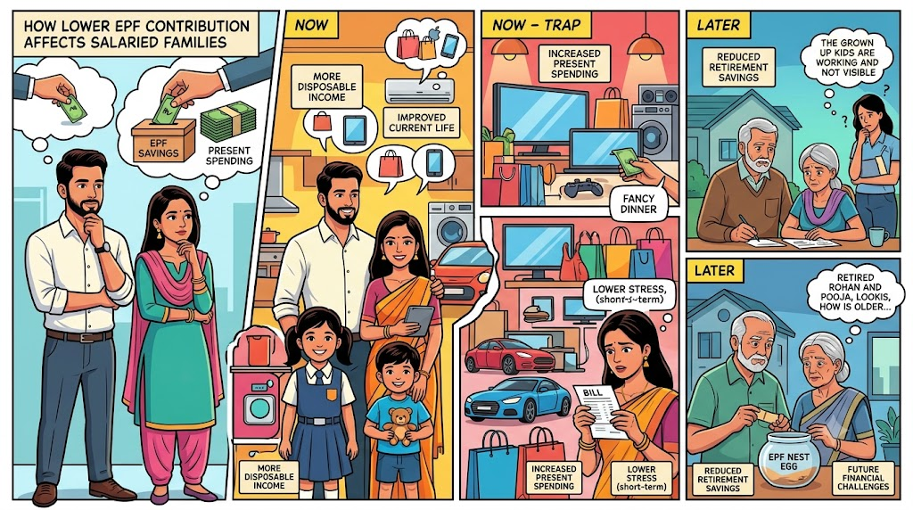 How Could The Lower EPF Contribution Affect Salaried Families?
