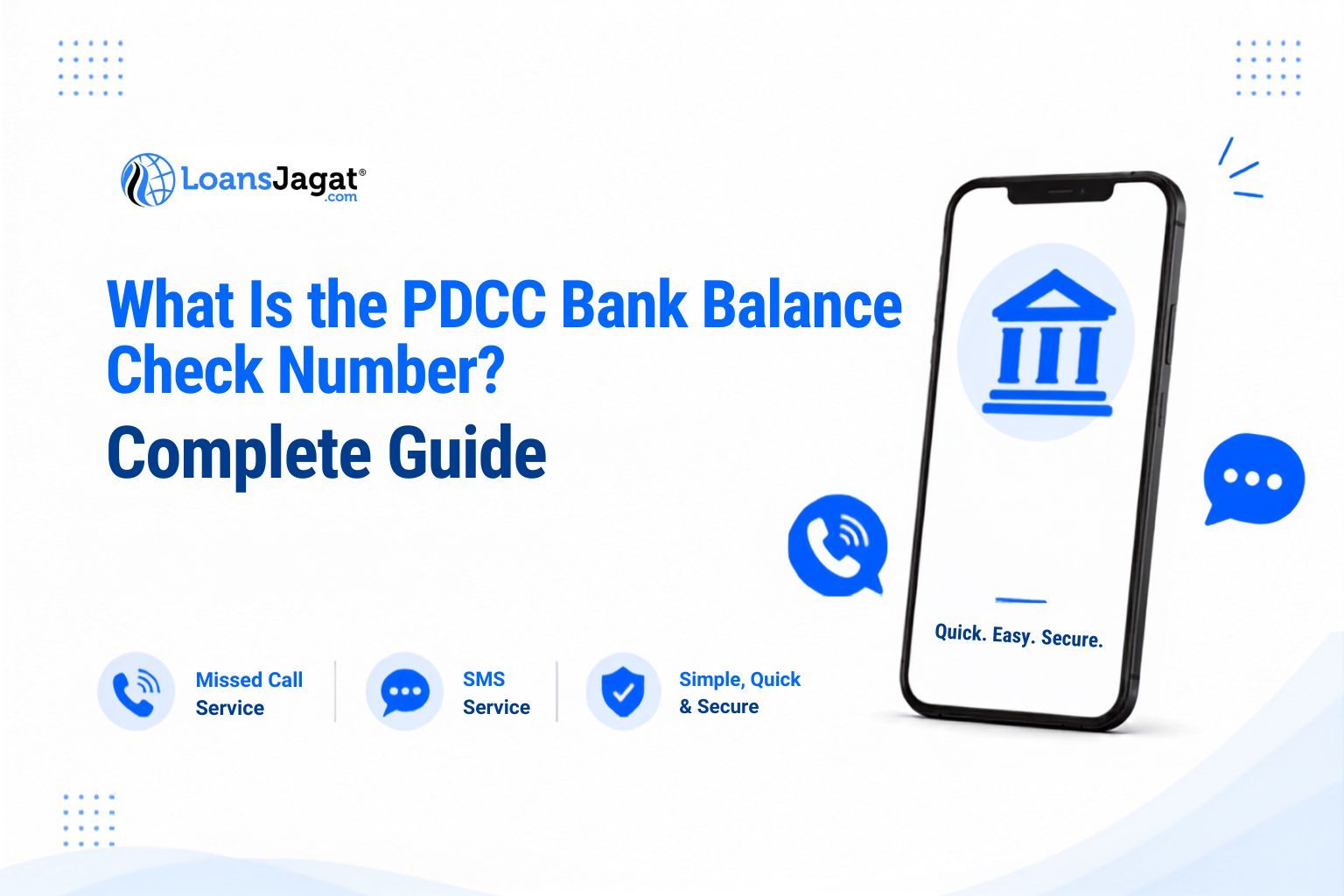 What is the PDCC bank balance check number? – All Methods Explained
