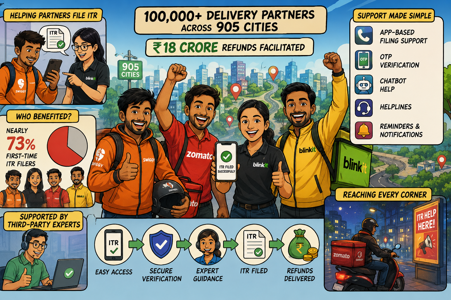 Zomato And Blinkit ITR