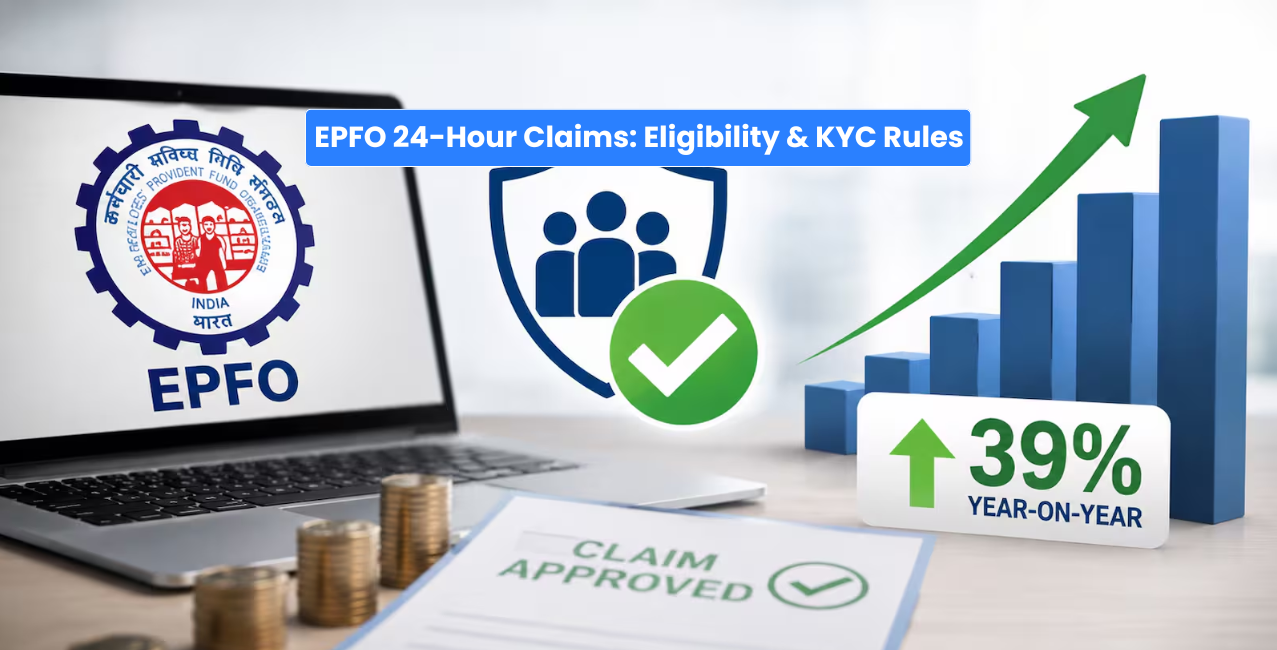 EPFO 24-Hour Claim Settlement, Eligibility and KYC Rules Members Must Check Now